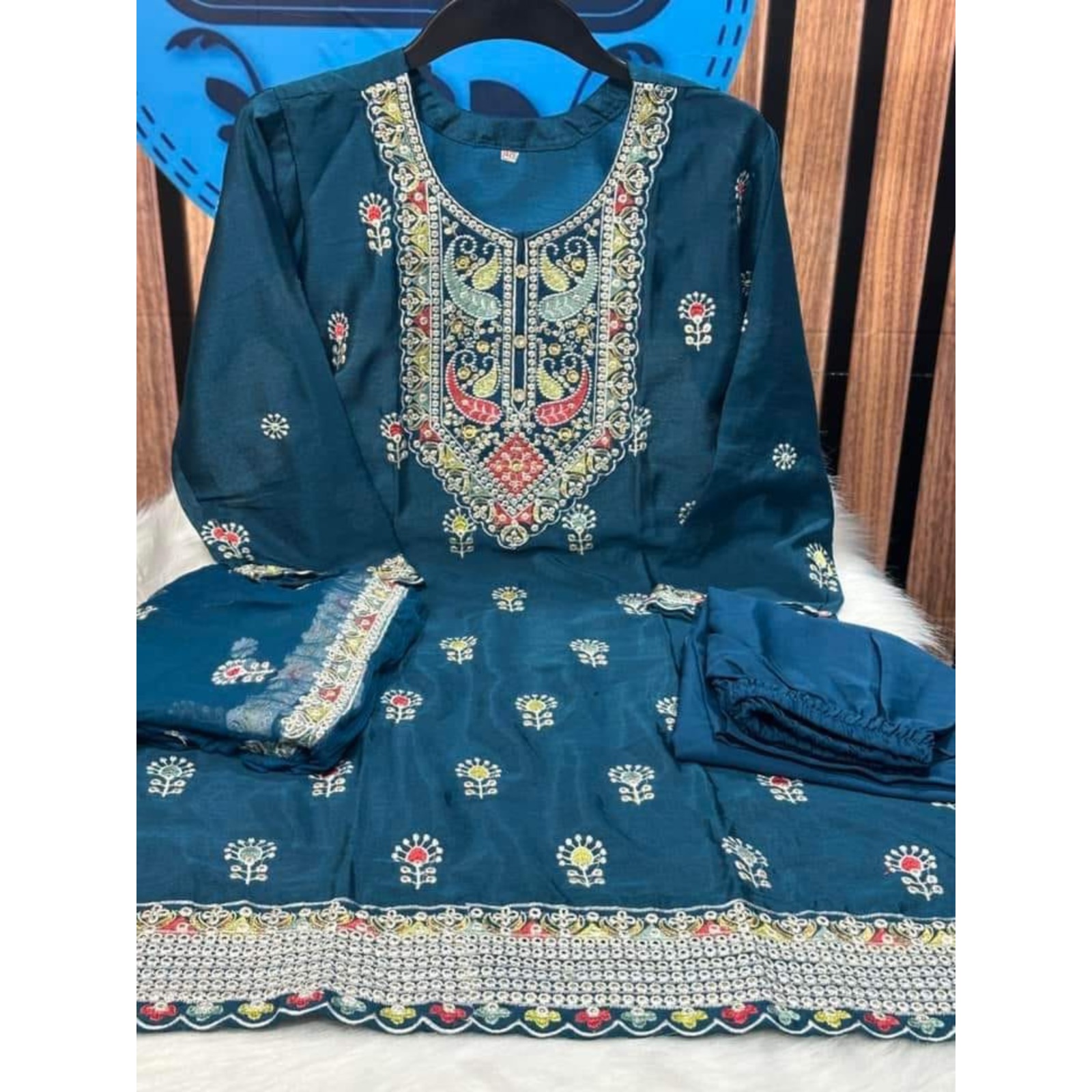 Indian Chinon Georgette Three Piece